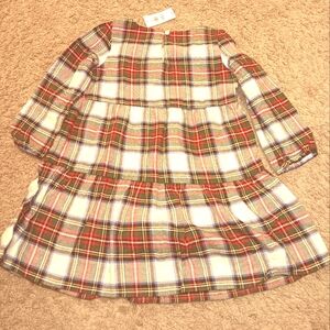 Plaid long sleeve dress- Gap (3 yrs)